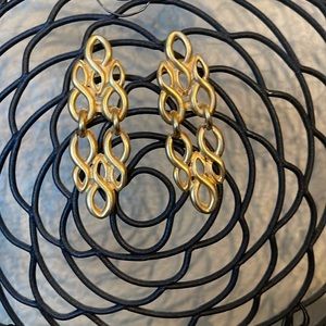 Gold clip on earrings